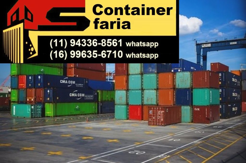 Venda de Container 9 doação de container usados