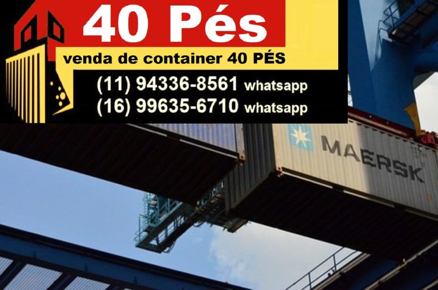 40 PÉS Container 1 21 Container 40 Pés Lins,