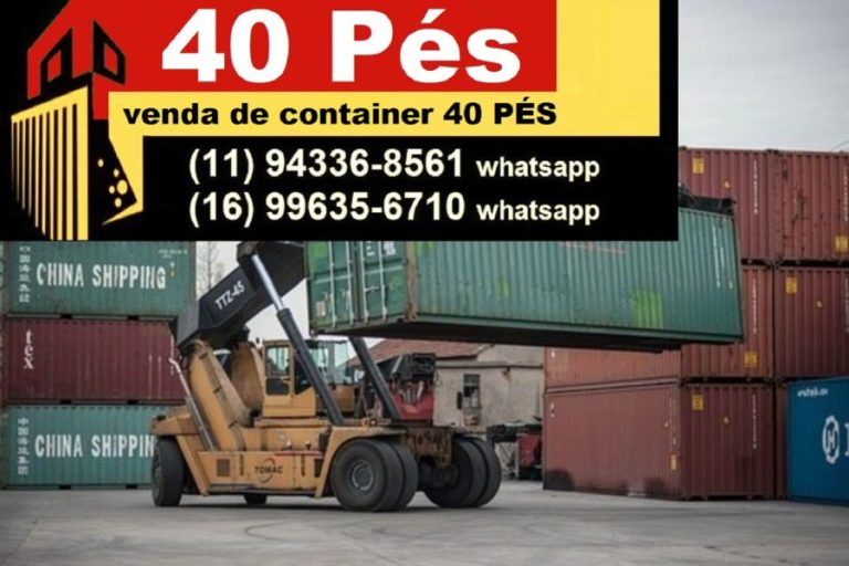 Container Maritimo Usado 20 Pés