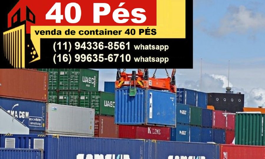 Container 40 Pés Leme,